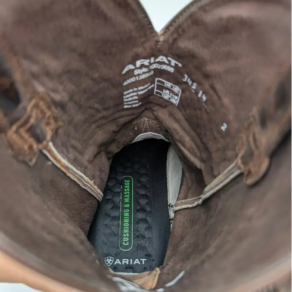 Ariat Circuit Patriot Western Boots Square Toe Men's Brown Size US14D EU48